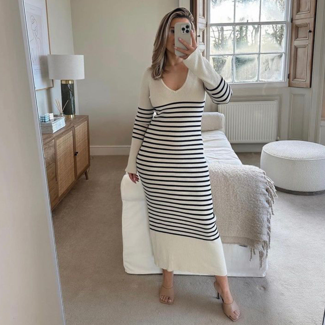 Blythe® | Striped long dress