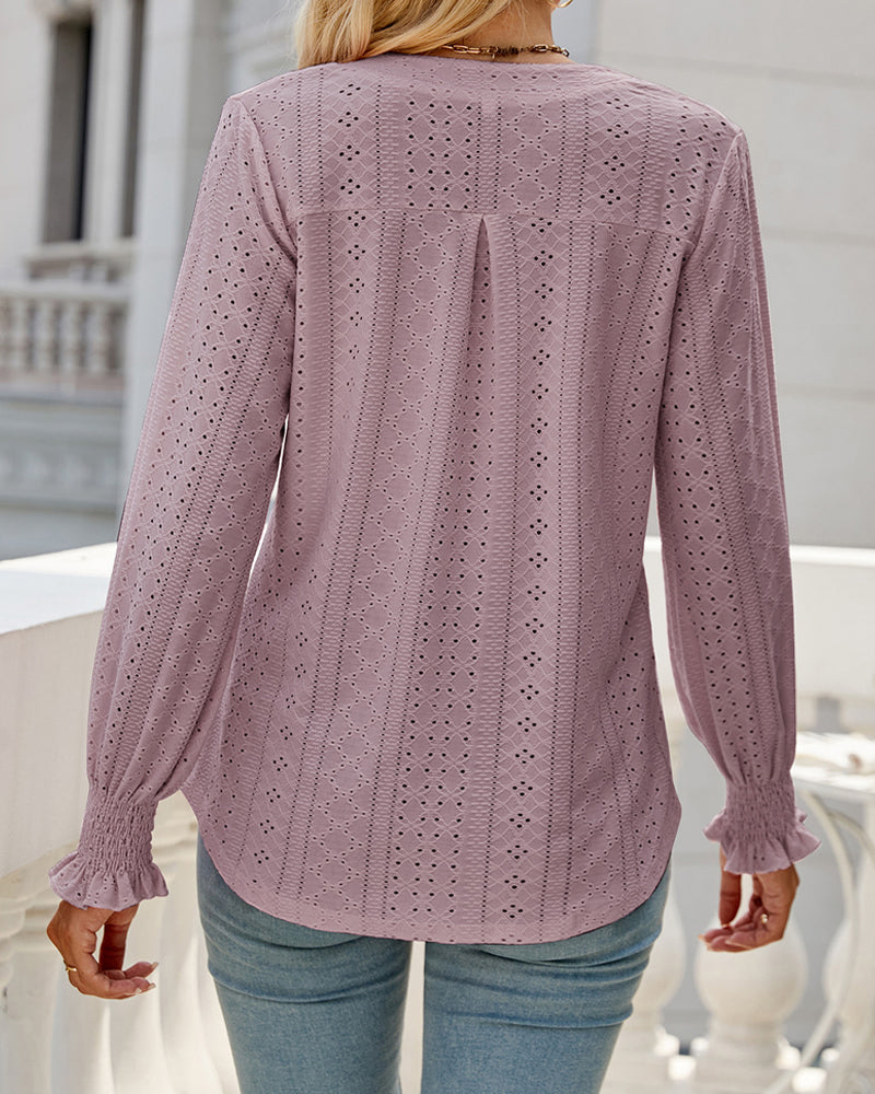 Aurora® | Women's blouse V-neck