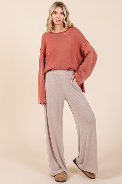 Angelica® | Pants with elastic waistband and side pockets