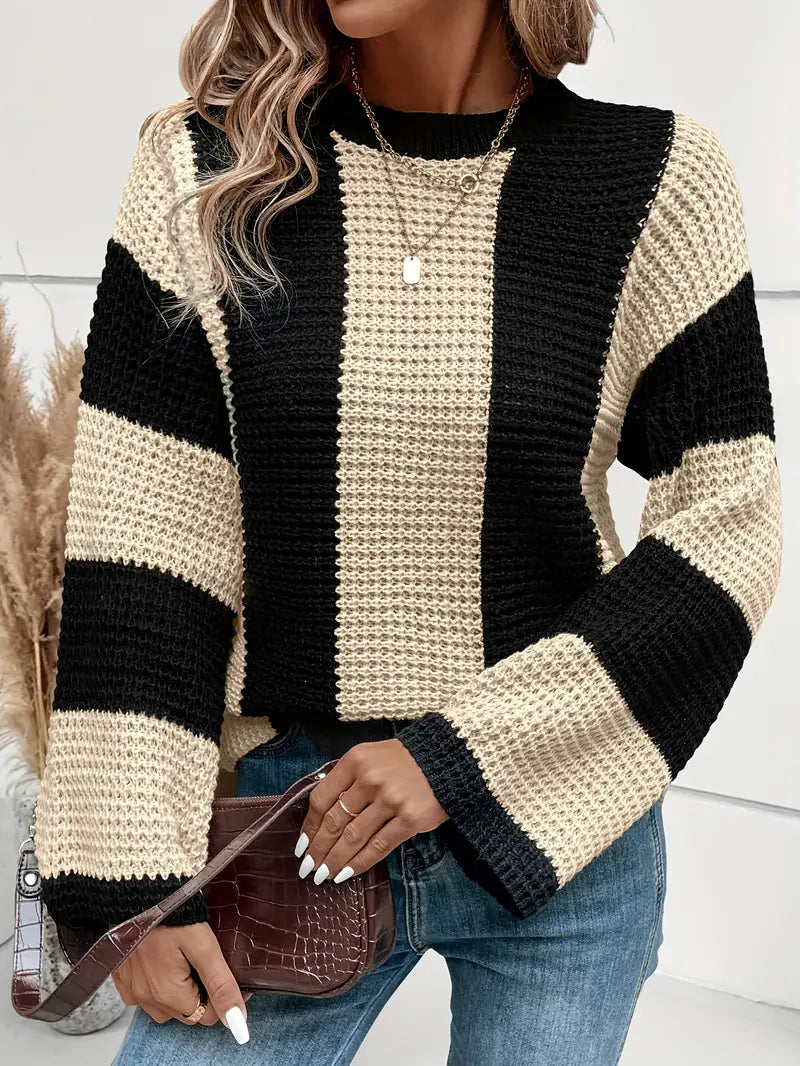 Cristina® | Pullover with bold stripes
