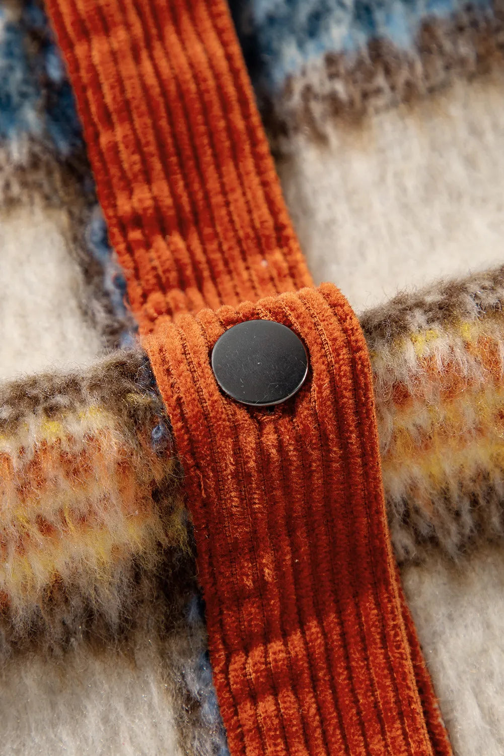 Damaris® | Oversized checked button-down jacket