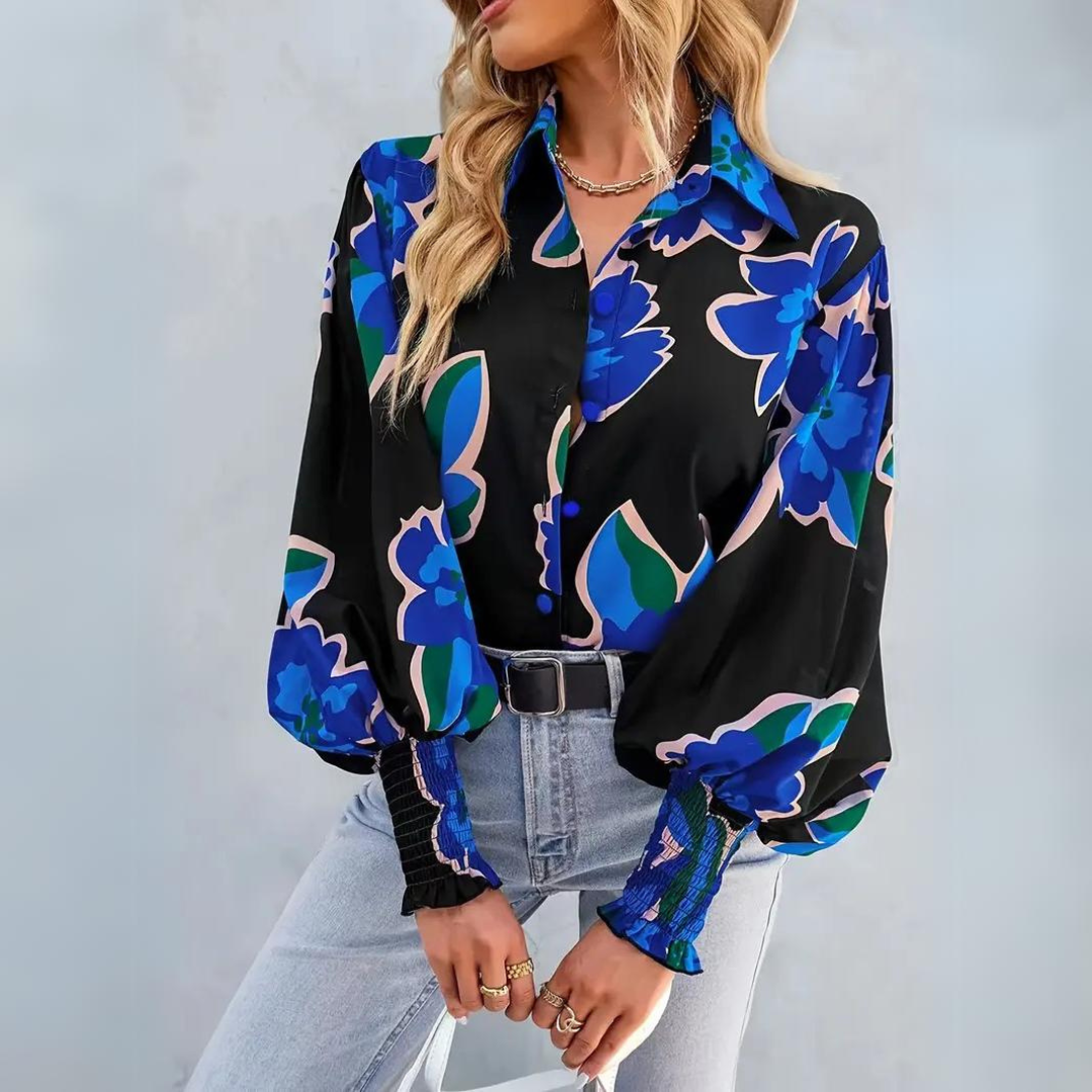 Briareus® | Elegant Floral Blouse For Women