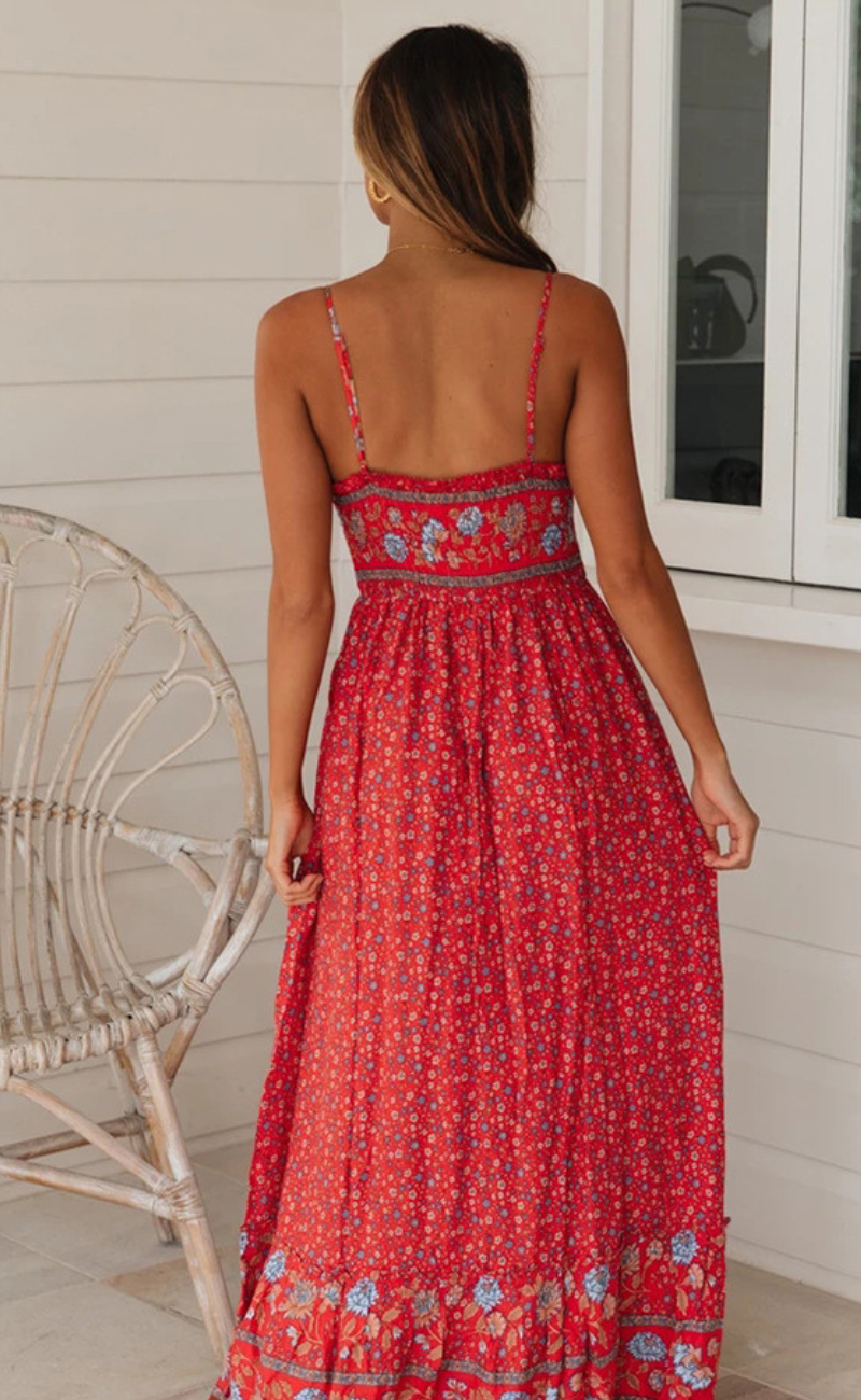 Alba® | Bohemian Dress With Straps