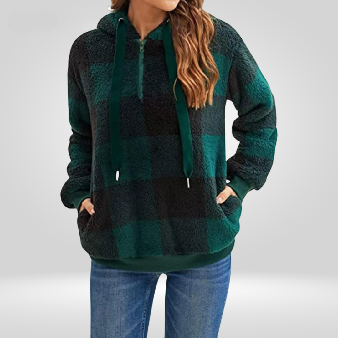 Angeline's® | Stylish half zip sweater