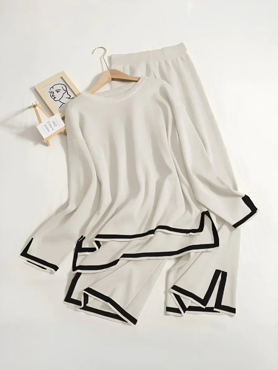 Elisa® | Elegant stretch knit set to stay at home