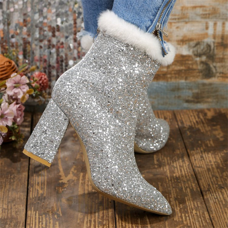 Dafne® | Casual patchwork shoes with a pointed door