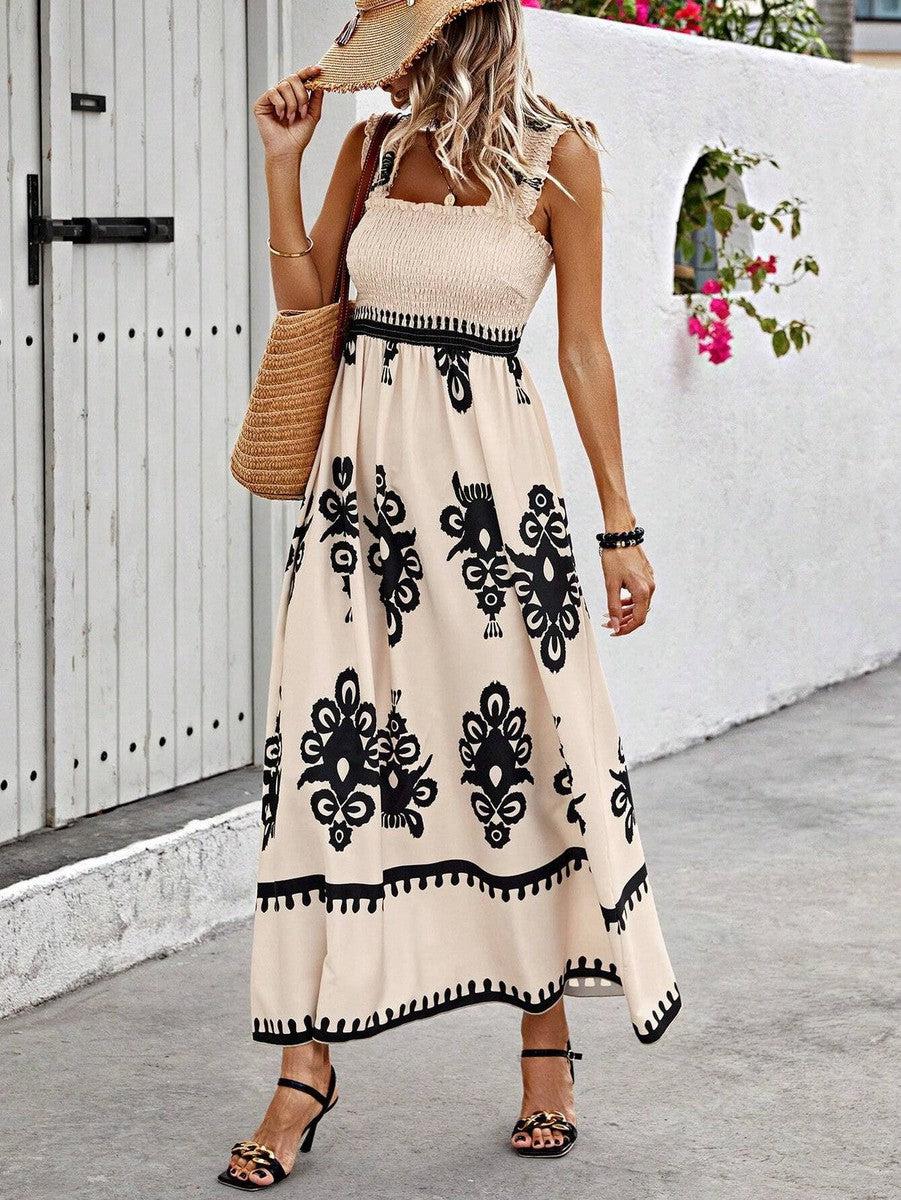 Demi® | Backless high waist dress