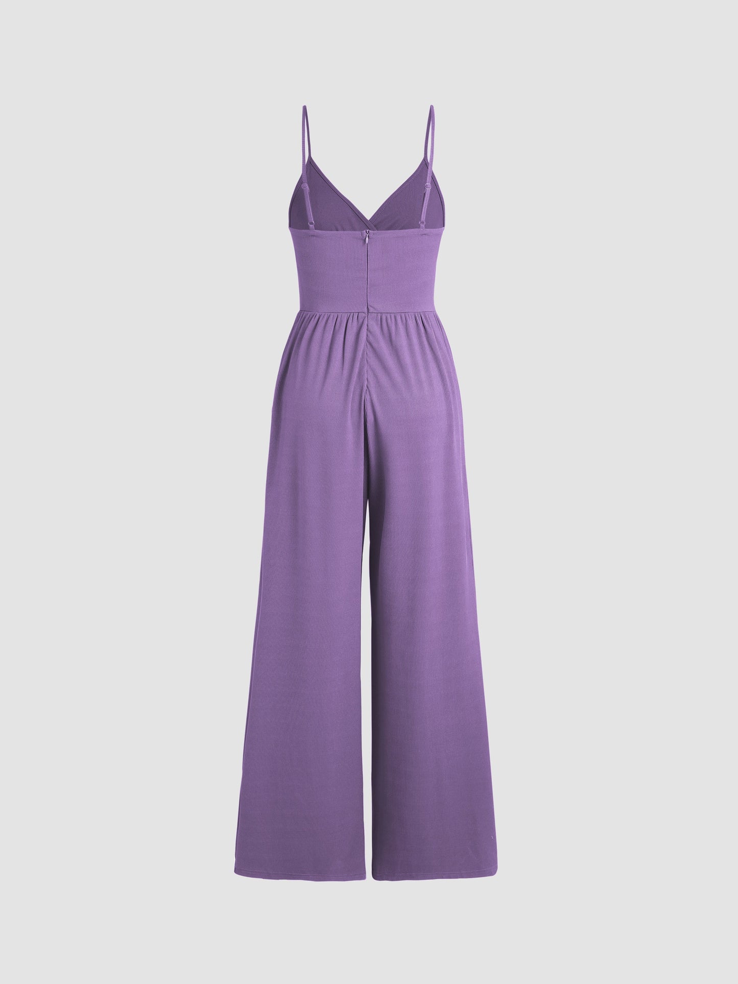 Brigitte® | Wide leg V-neck jumpsuit