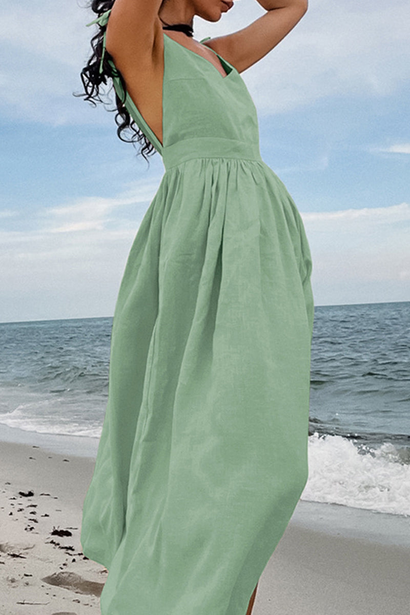Berenice® | Sexy sling dress with fixed frenulum and V-neck