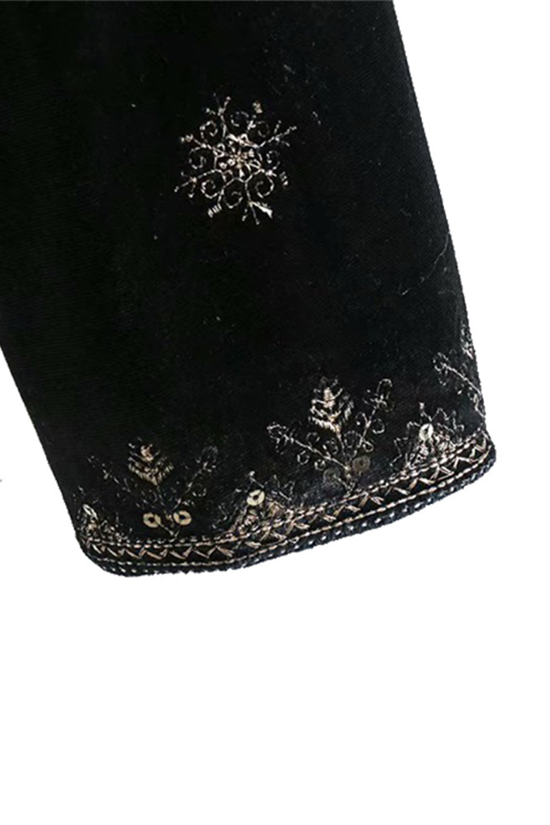 Connie® | Casual O-neck floral embroidered outerwear