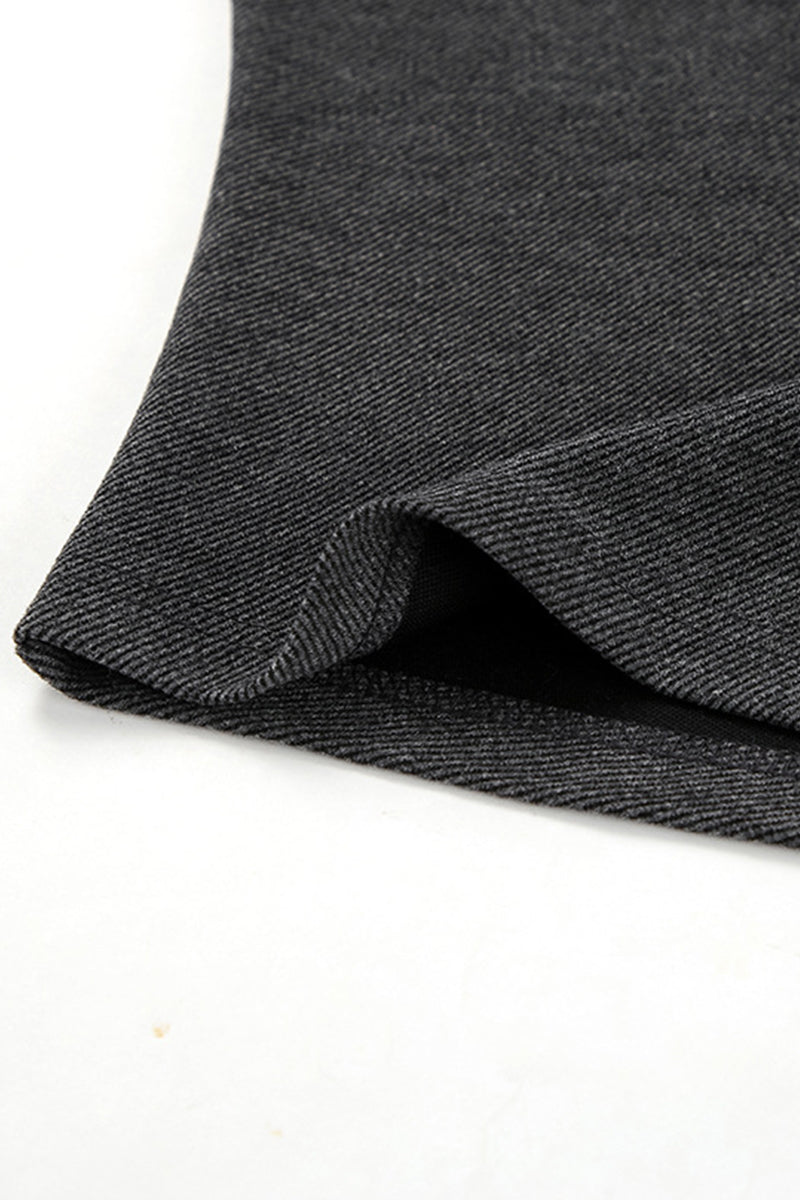 Elena® | Casual street tops with irregular potholes and slanted collars