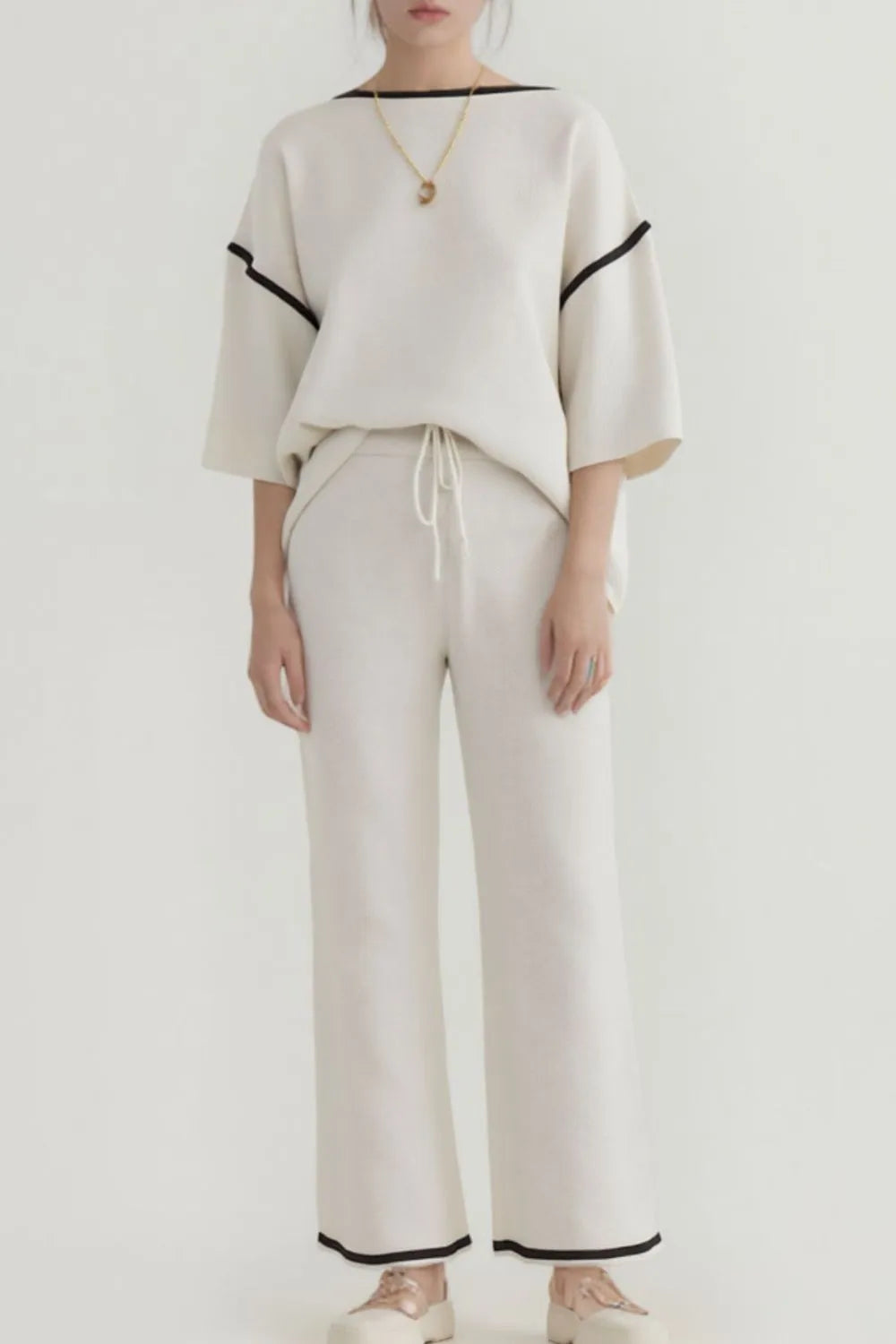 Daria® | Casual Set Of Oversized T-Shirt And Pants