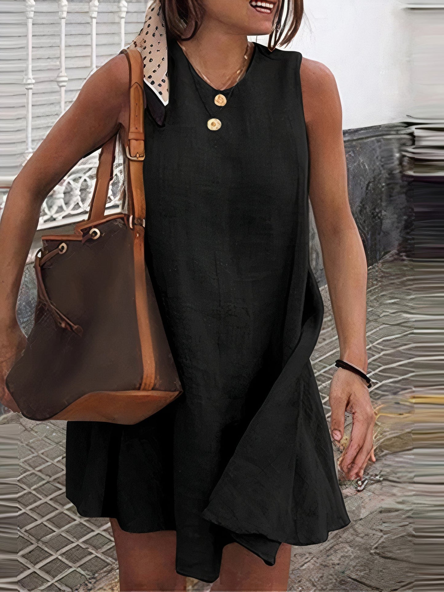 Dulce® | Short Linen Dress