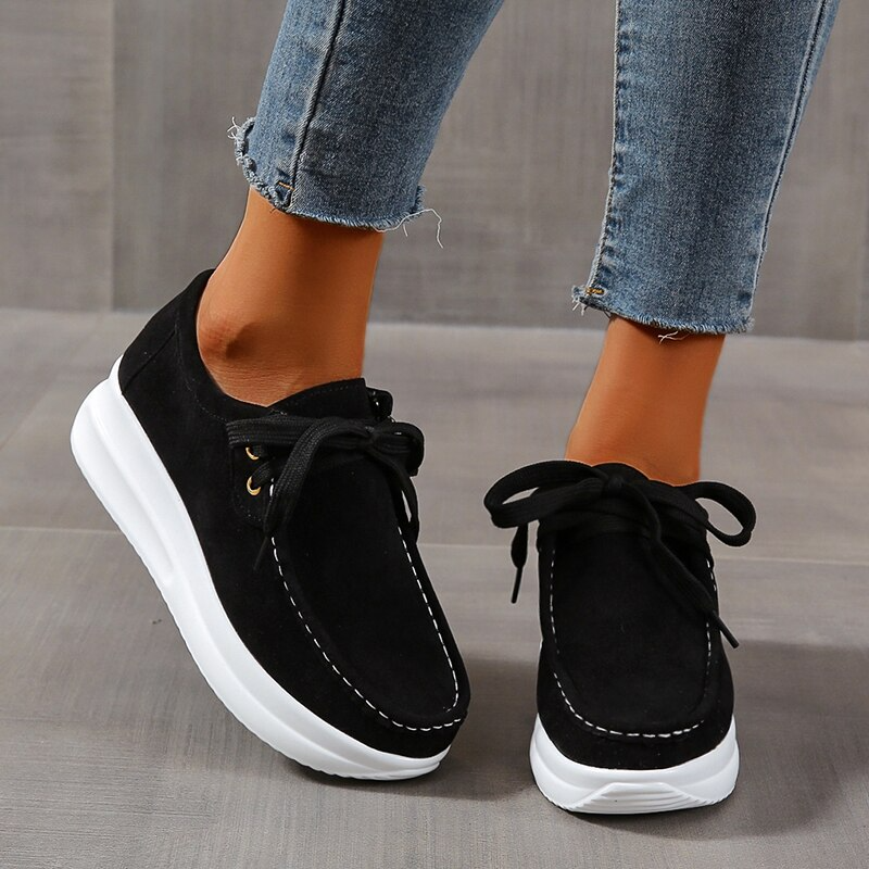 Claudia® | Stylish Thick Suede Shoes