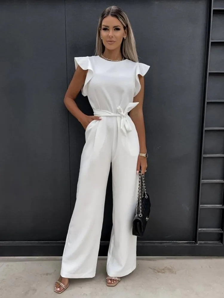 Camila® | Elegant Jumpsuit With Ruffled Sleeves