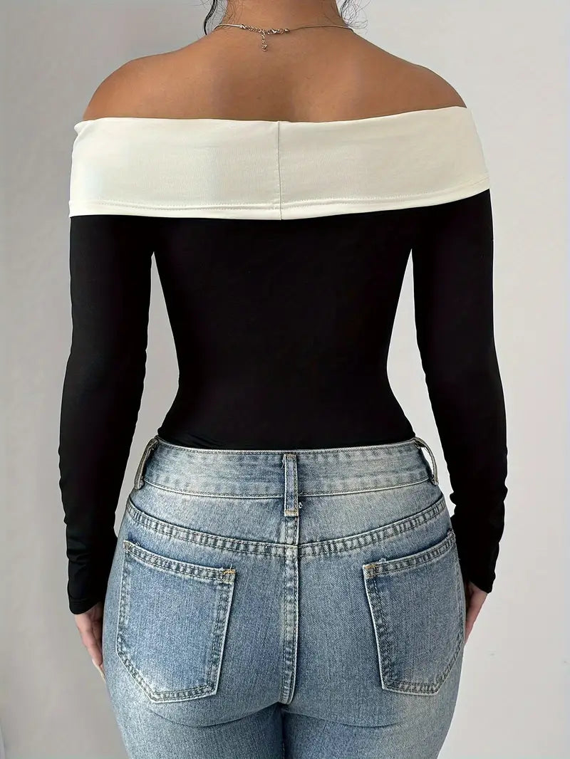 Althea® | Elegant off-the-shoulder bodysuit