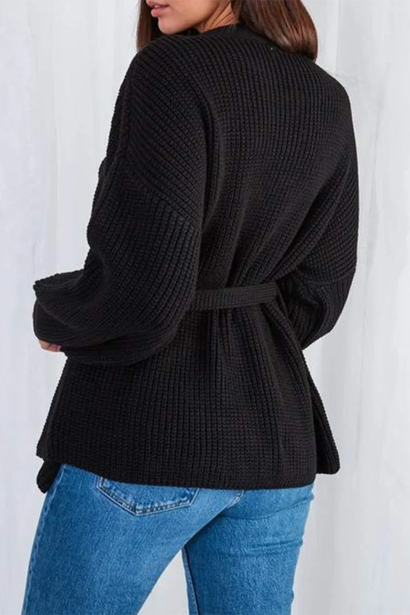 Dominique® | Cardigan striped V-neck leisure cardigan for women