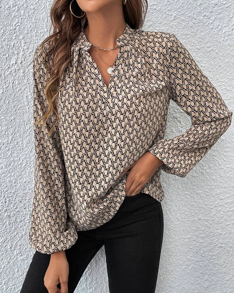 Brida® | Elegant Printed Blouse