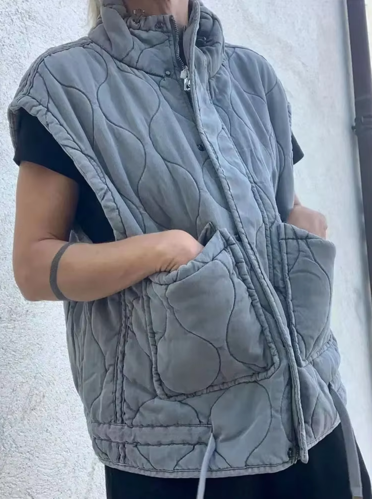 Carina® | Cotton vest with pockets