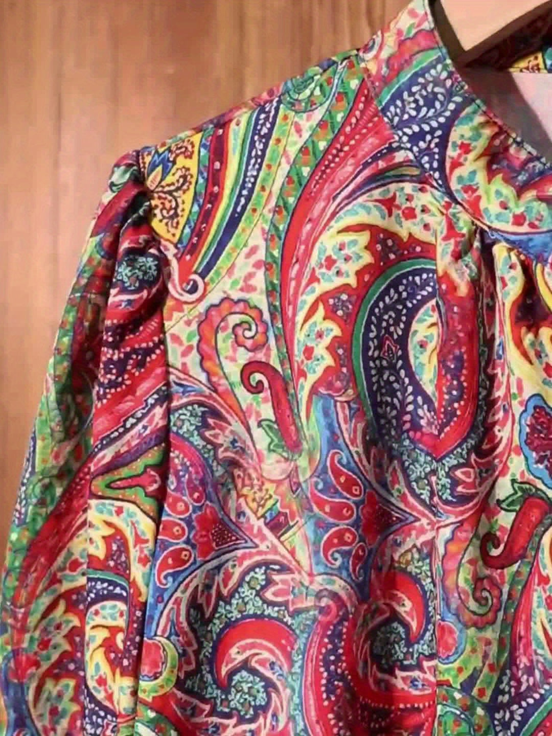 Brendis® | Blouse With Floral Pattern And Buttons