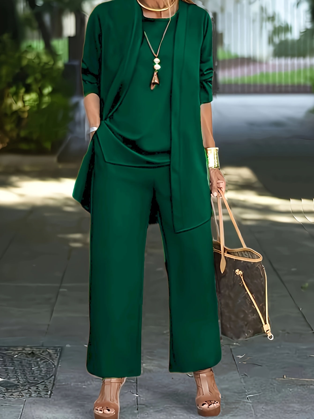 Elena® | Perfect chic simple three piece set for women