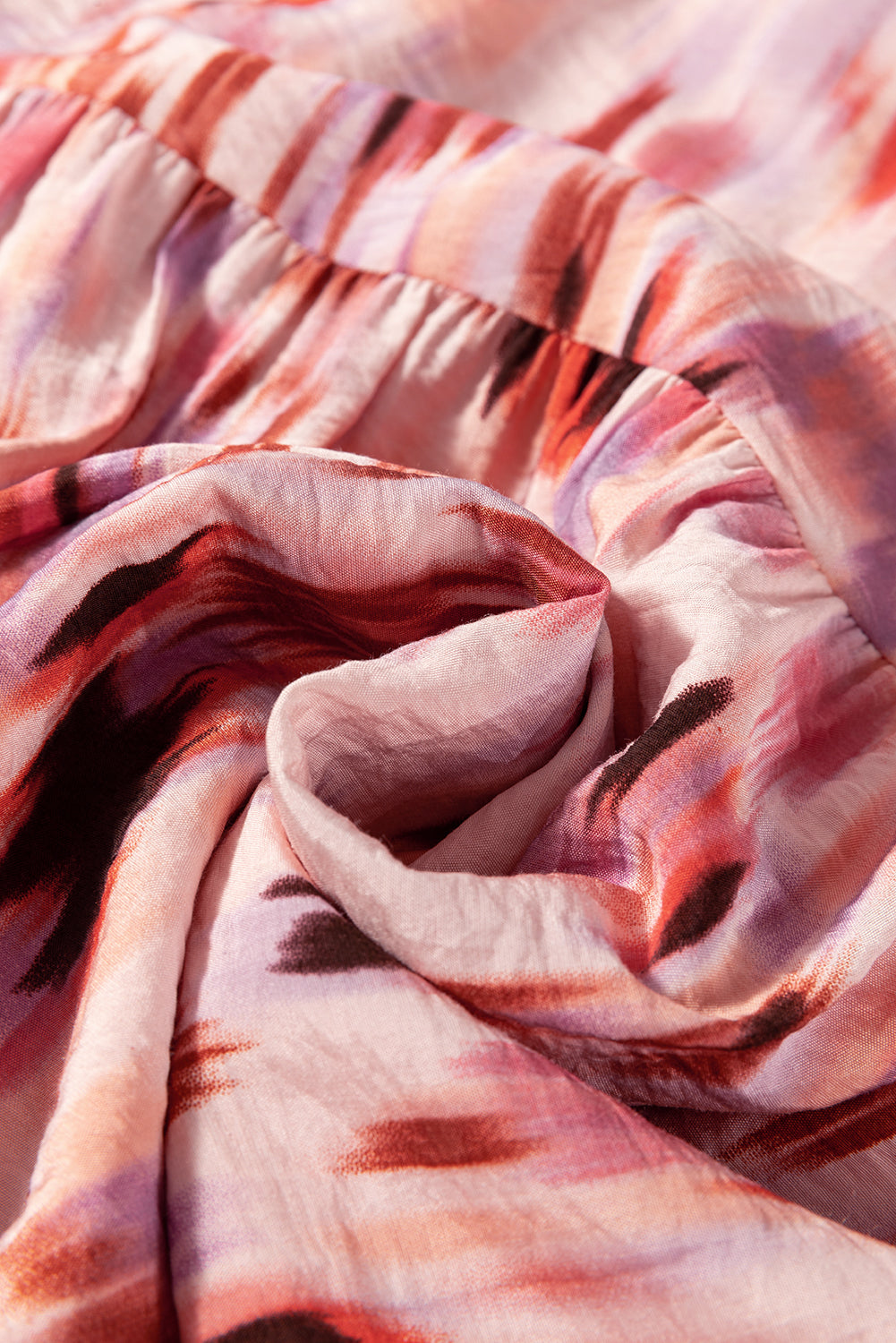 Angeline's® | Tiered printed skirt with elastic waist