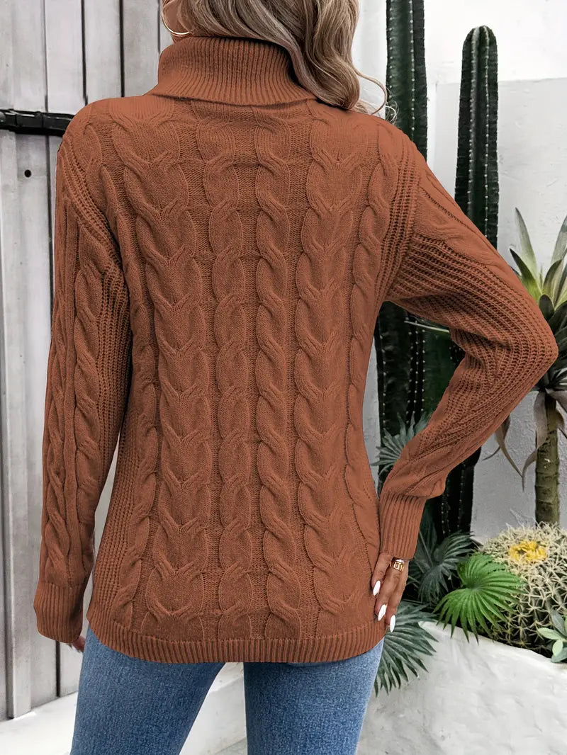Brianna® | Knitted turtleneck sweater