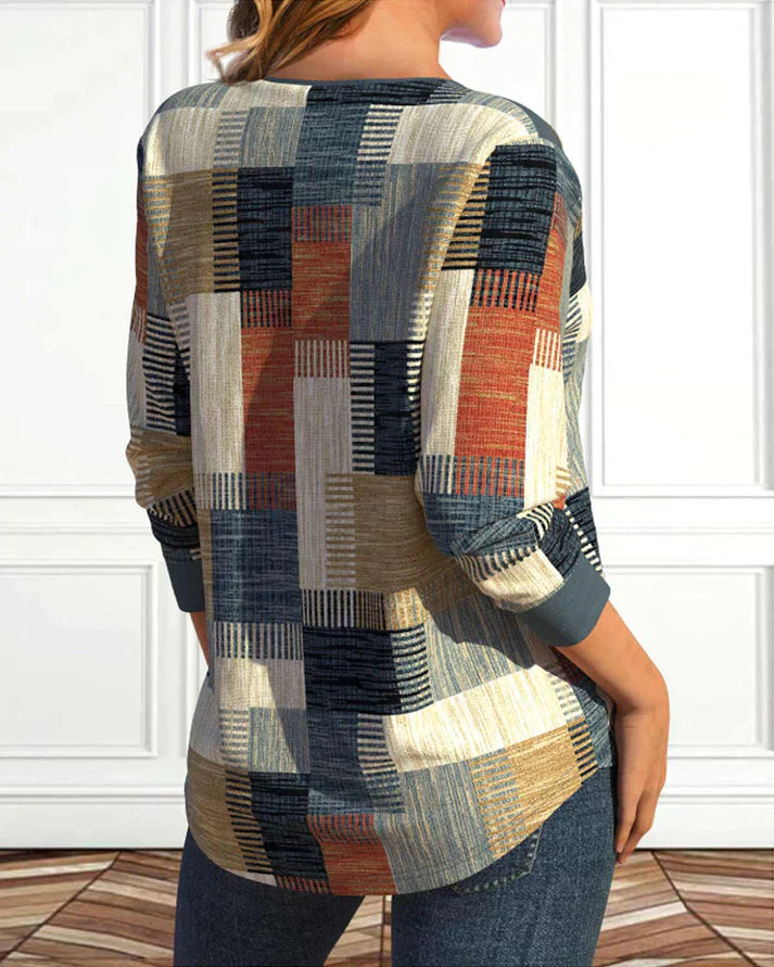 Diana® | Geometric print top