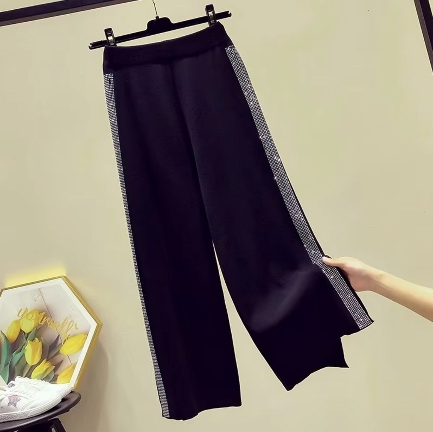 Alda® | Wide-Leg Cotton Trousers
