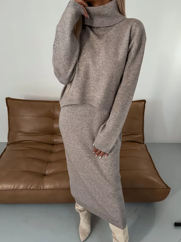 Adelaida | Autumn/winter knit set for women