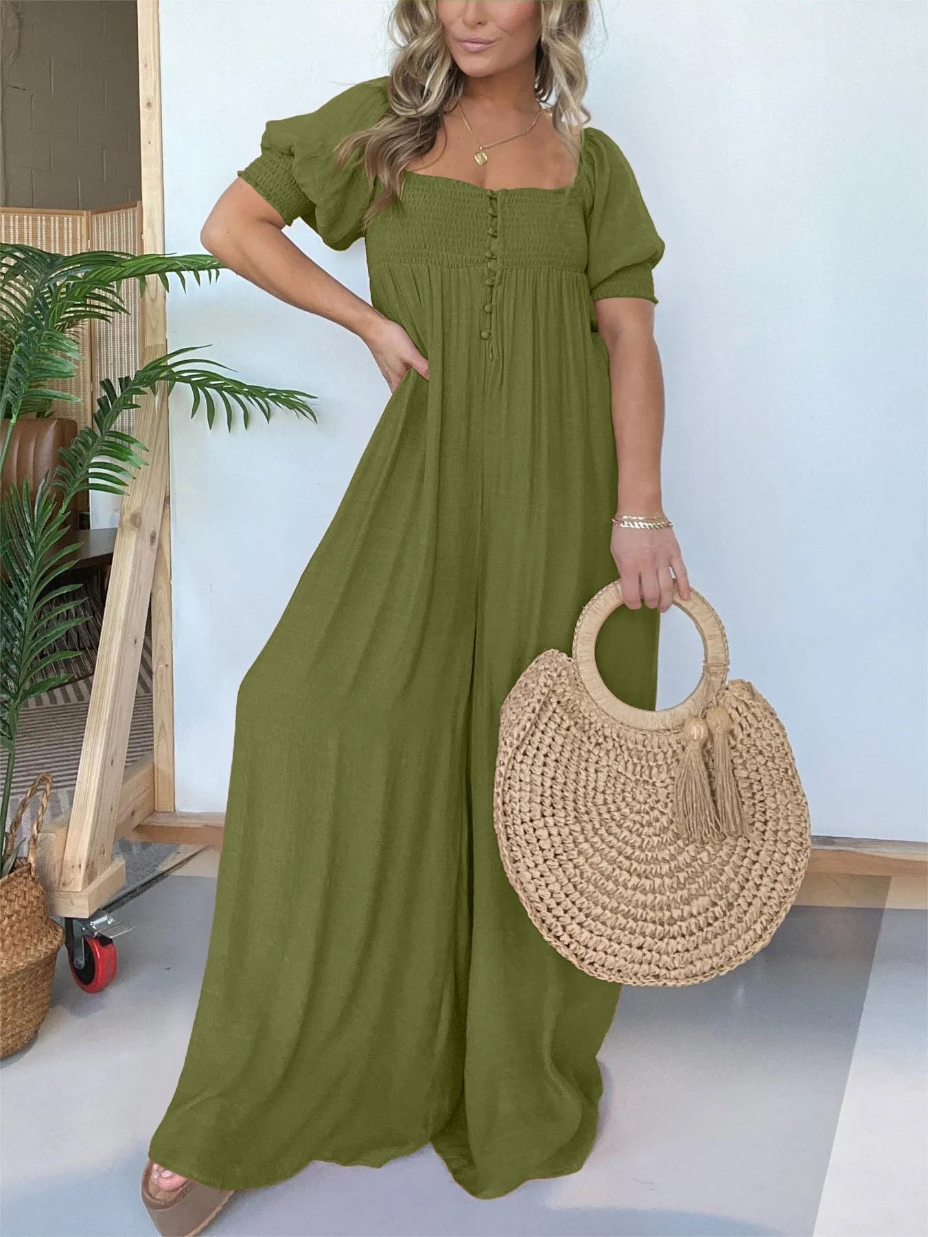 Elettra® | Stylish And Cozy Wide-Legged Jumpsuit