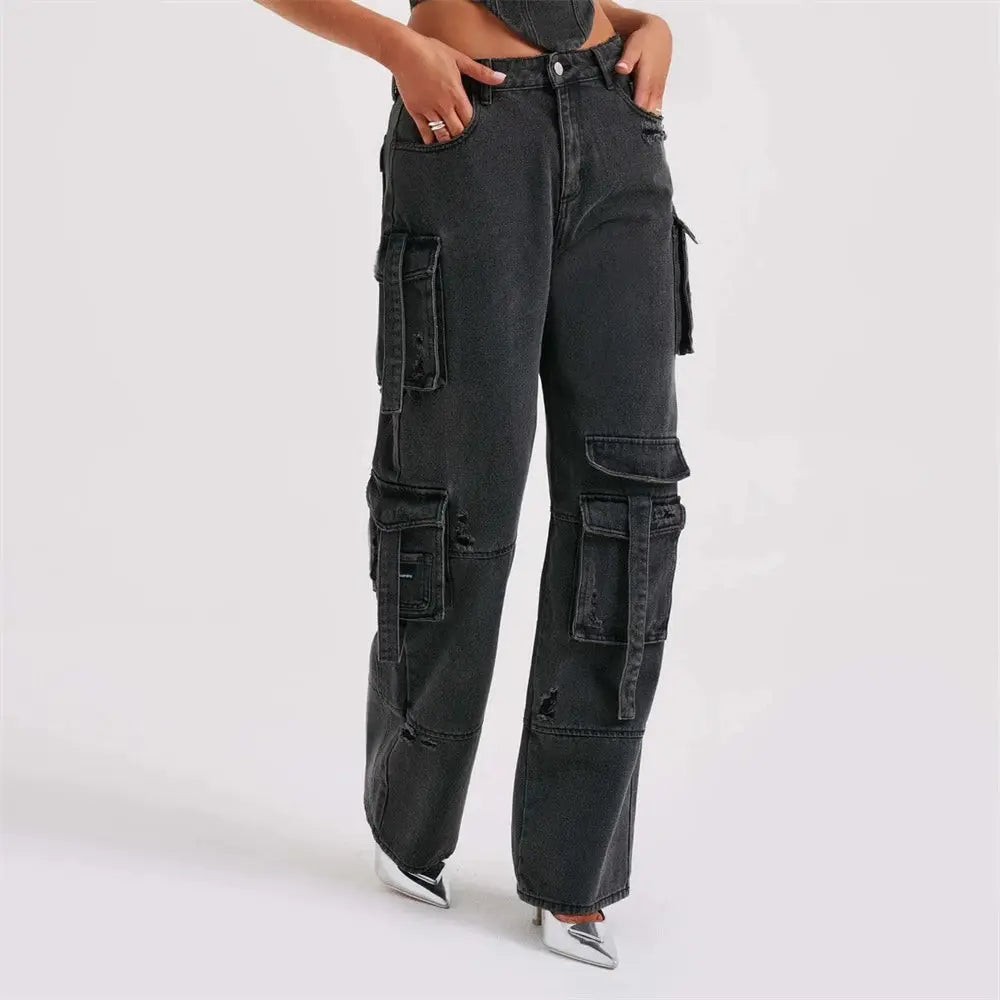 Corinna® | Classic cargo jeans for women