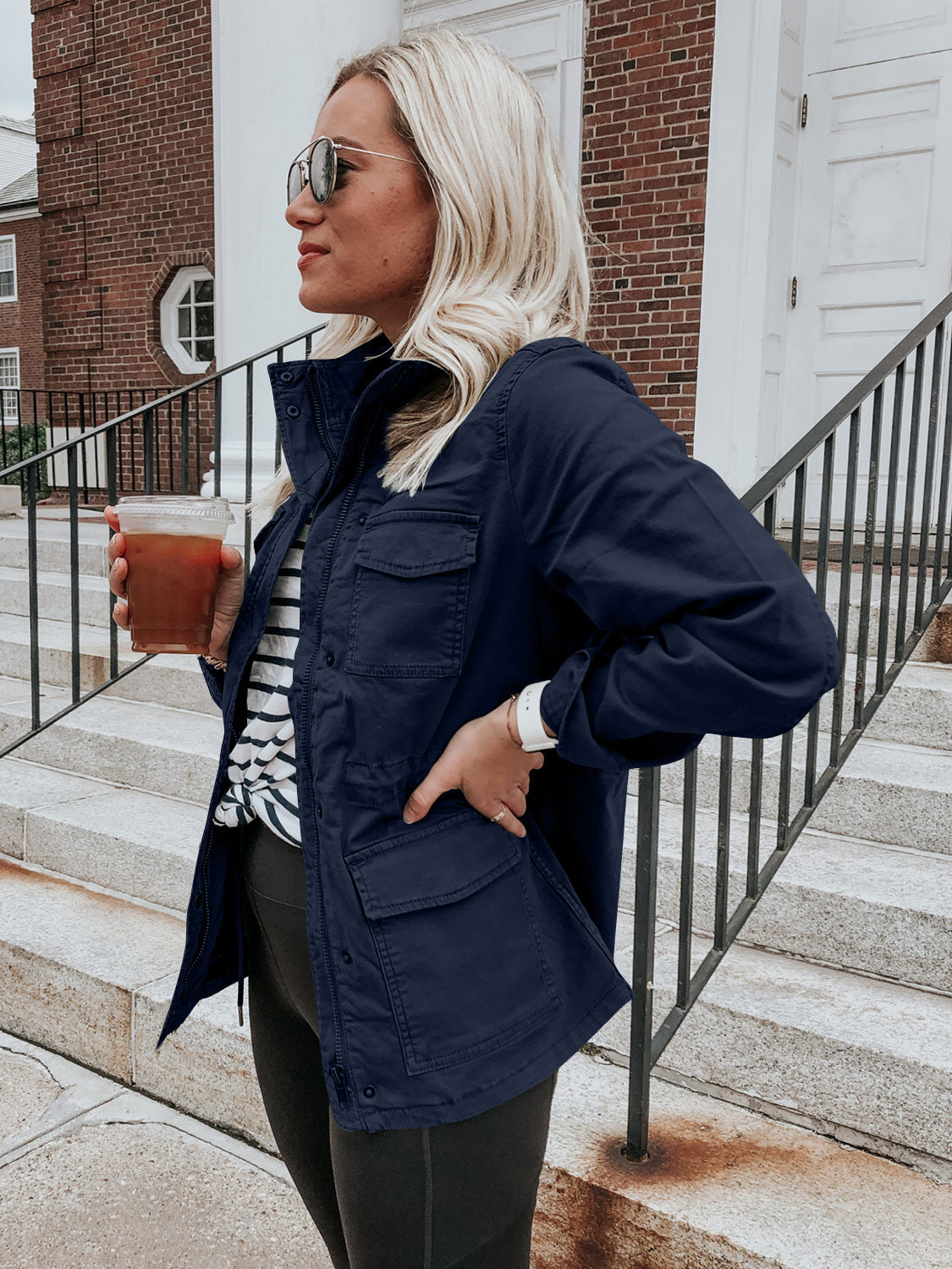 Carolina® | Long sleeve zip jacket with pockets