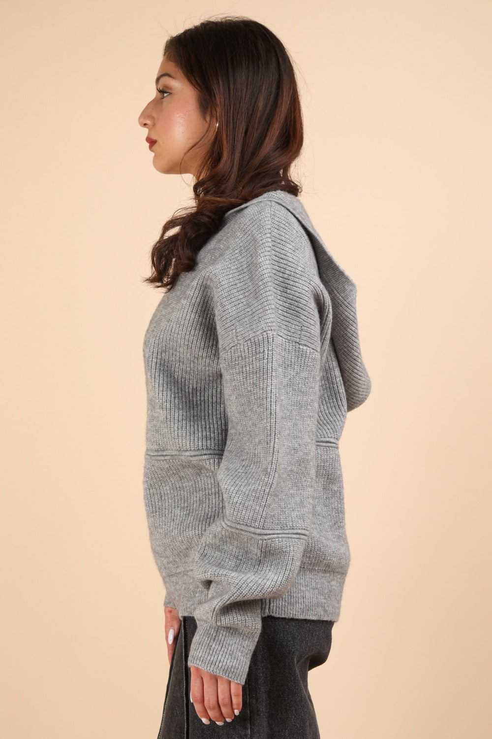 Beate® | Hoodie with seam detail and dropped shoulders
