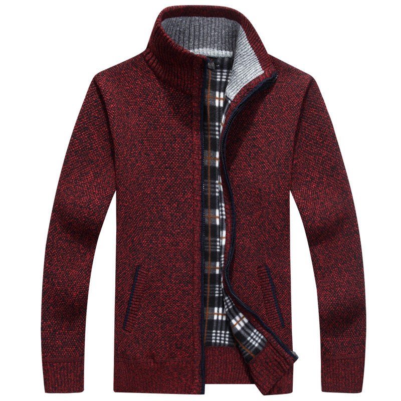Cyrus | Men's Full Zip Knit Jacket