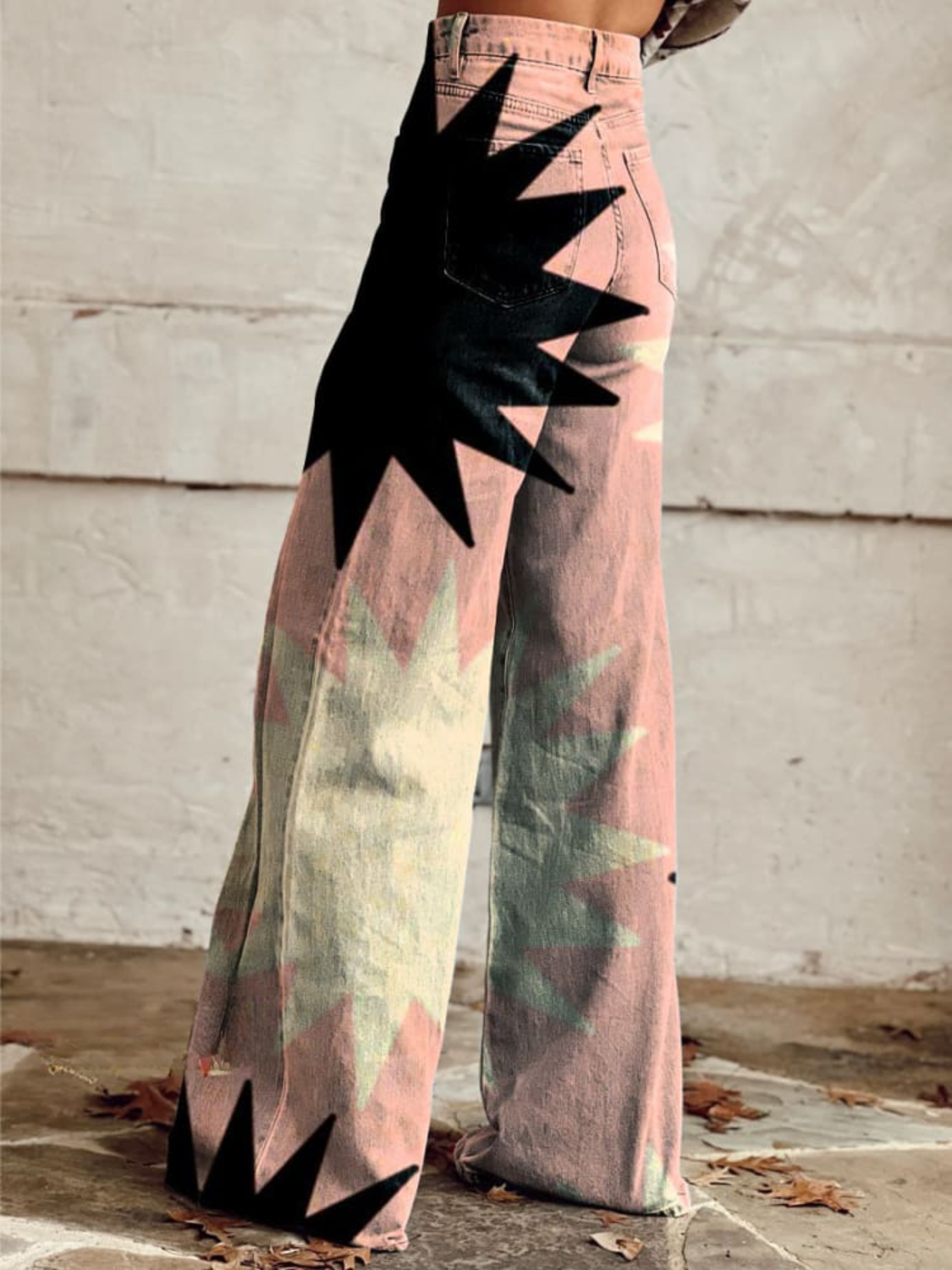 Dayana® | Geometric wide leg pants