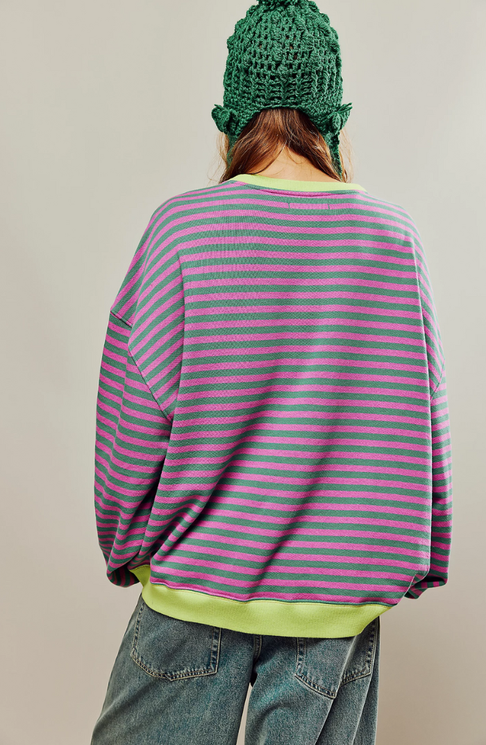 Antonella® | Colorful striped sweater for women