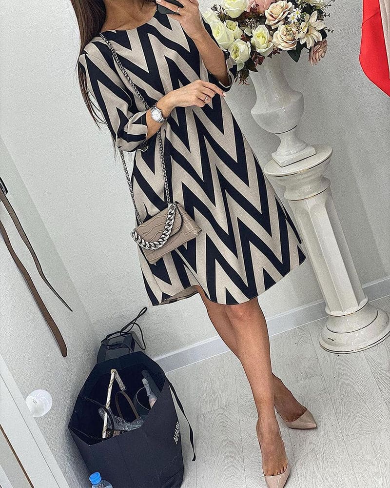 Amparo® | Elegant Printed Dress