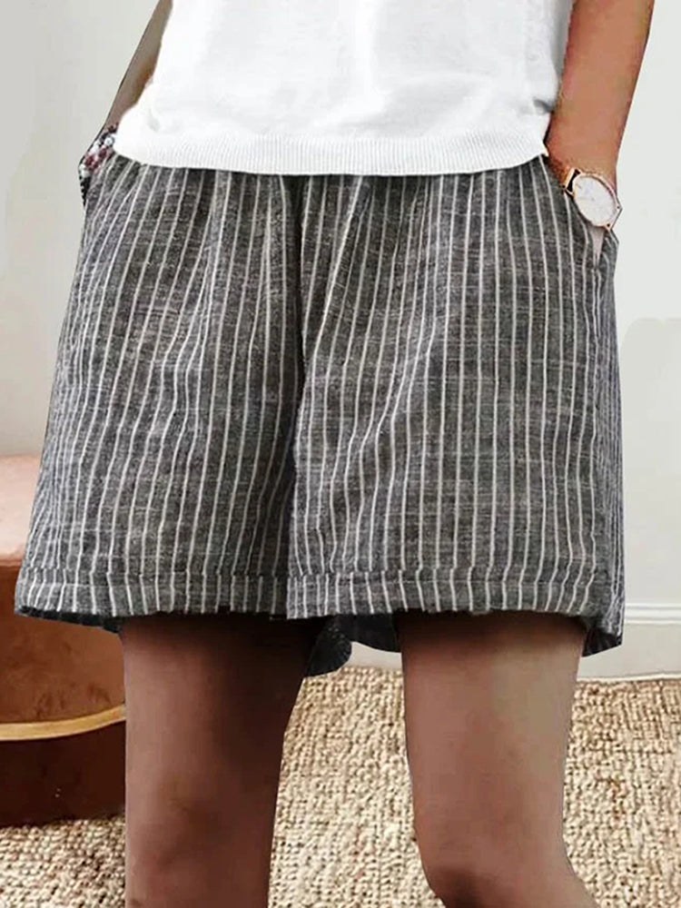 Cinthia® | Airy striped shorts The lightness of summer
