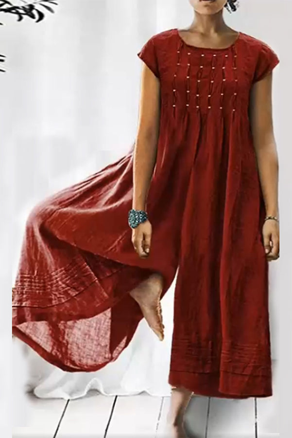 Calista® | Elegant short sleeve jumpsuits for women