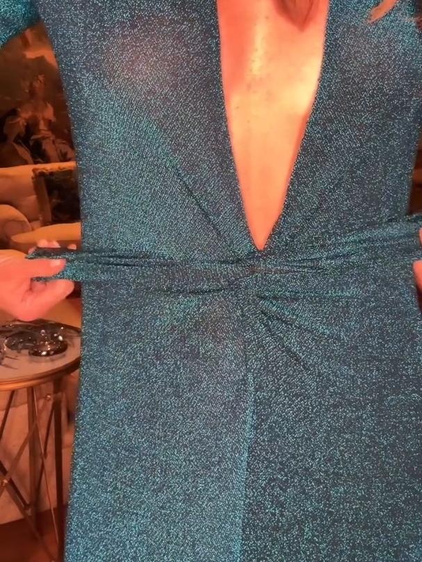Berenice® | Loose lurex dress