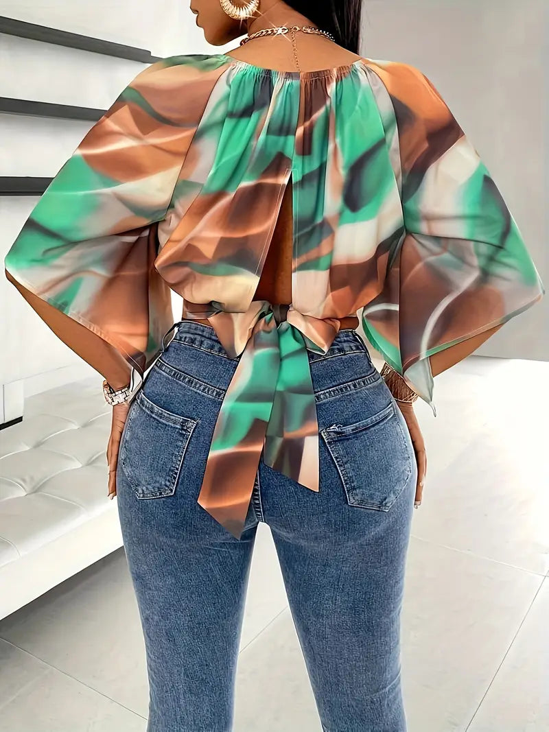 Bianca® | Chiffon Crop Top