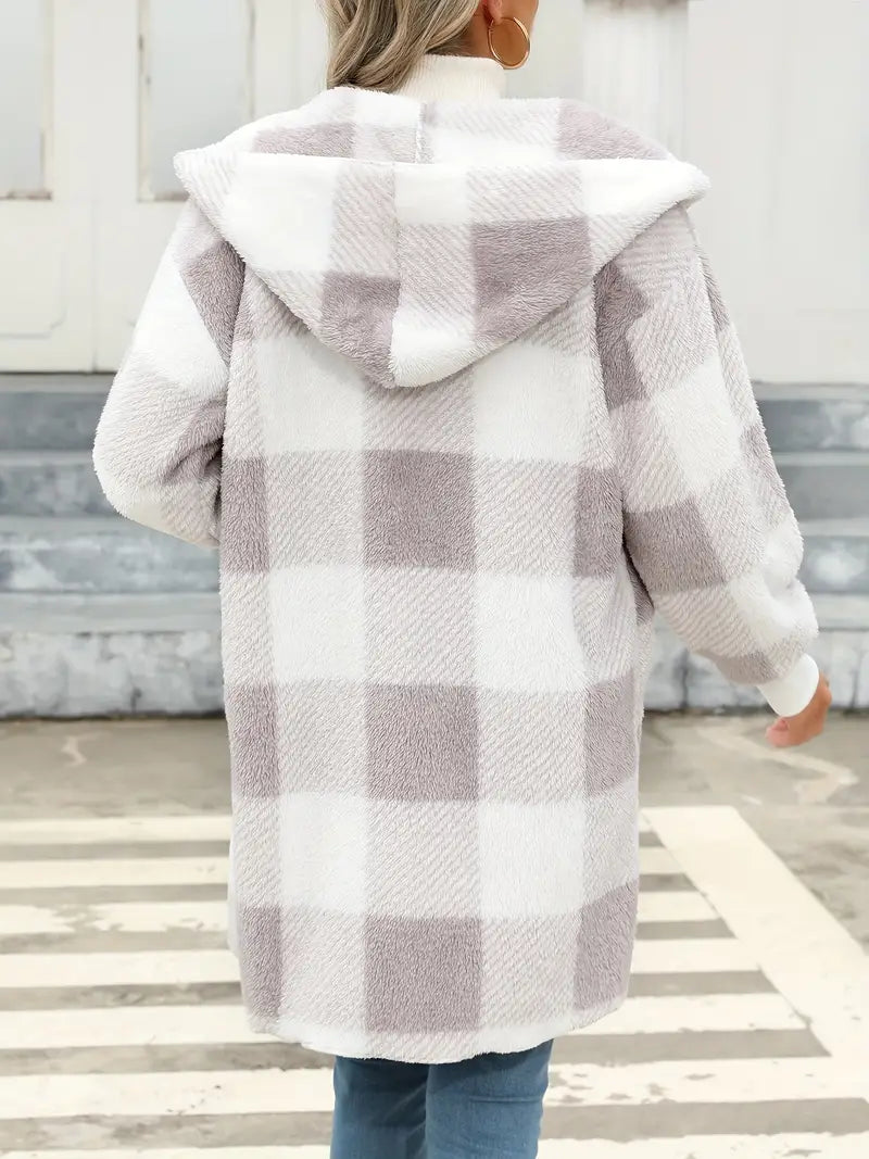 Carmen® | Soft plush hooded cardigan