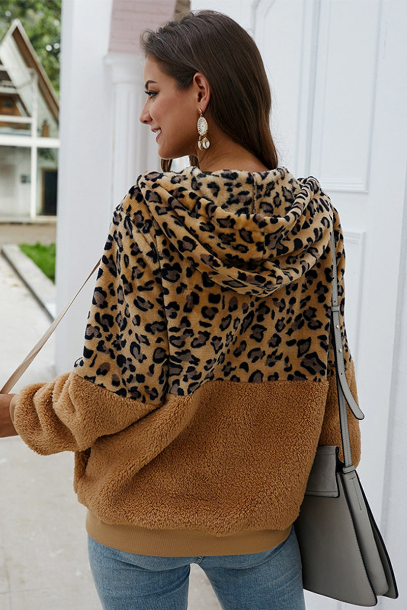 Corina® | Leopard print zip-up sweatshirt