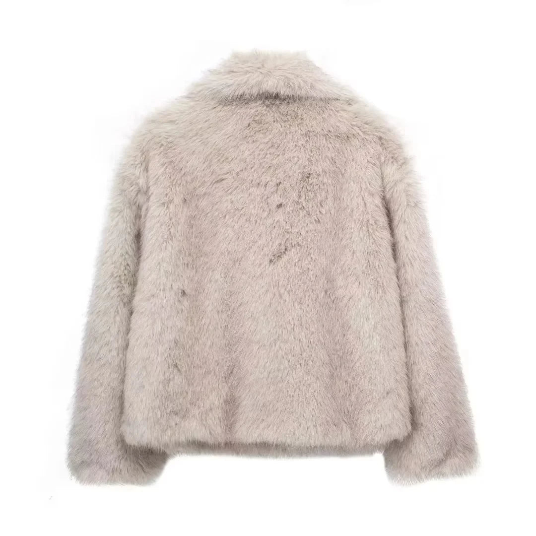 Deborah® | Super soft handwoven coat made from thick wool