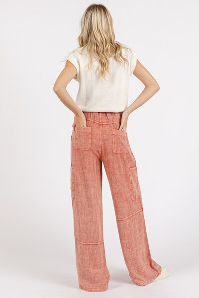 Ambar® | Pants with drawstring and elastic waistband