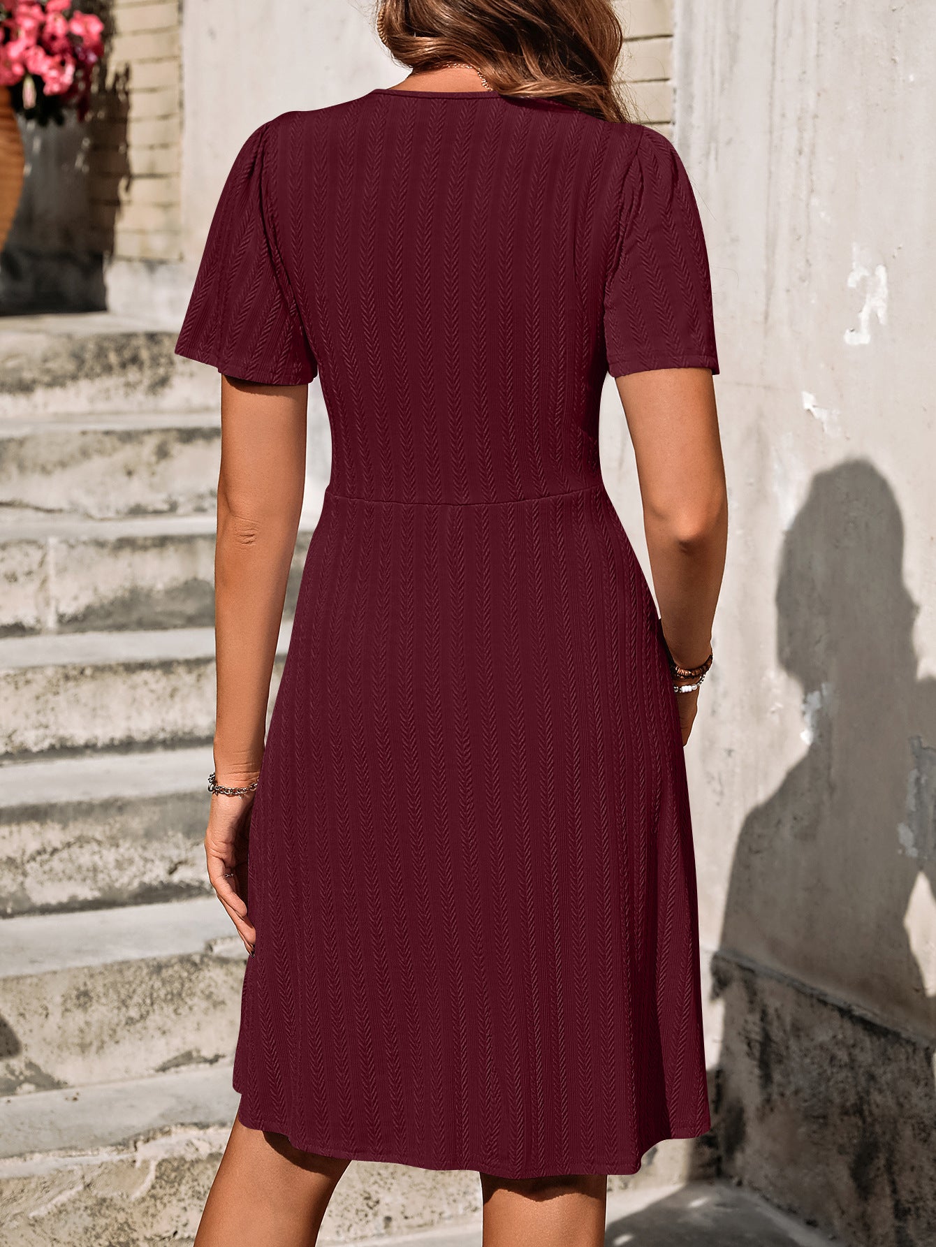 Concepcion® | Casual summer dress with short sleeves