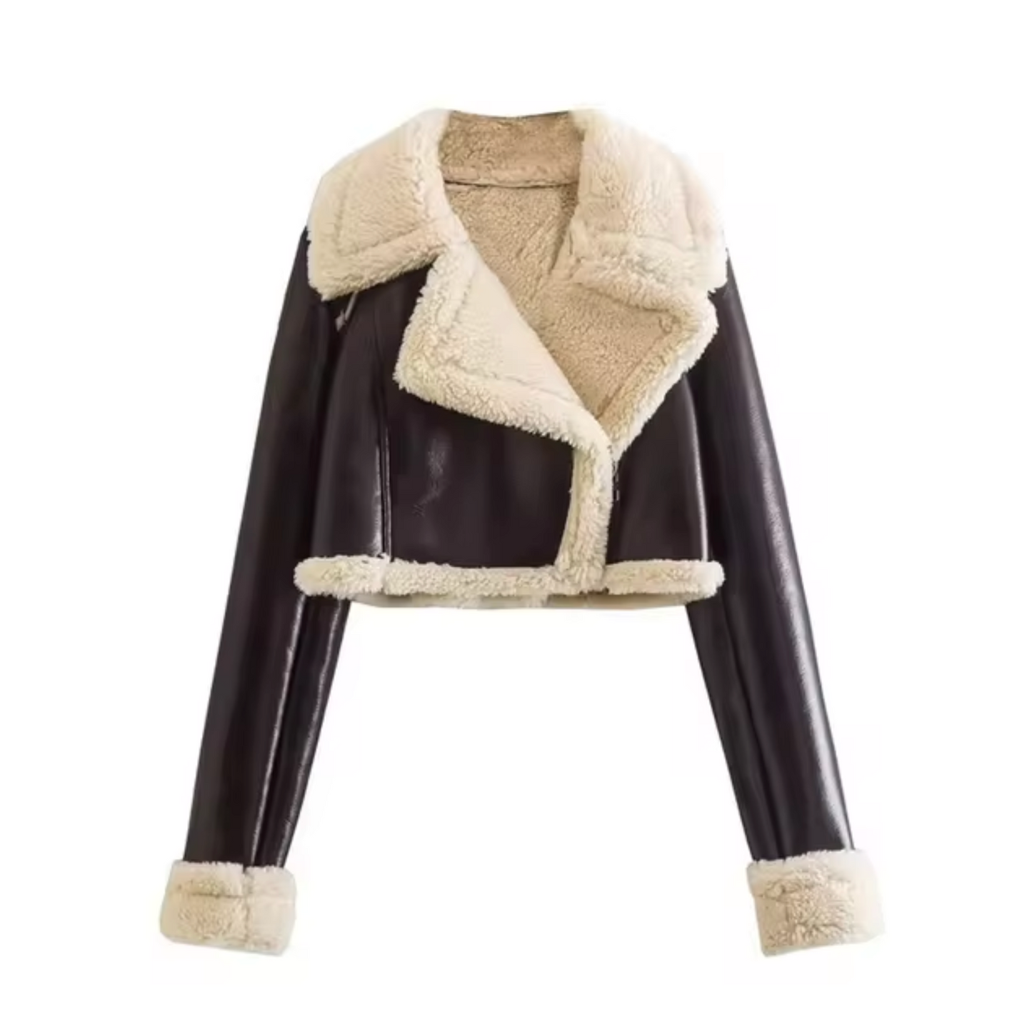 Bianca® | Short jacket made of faux leather