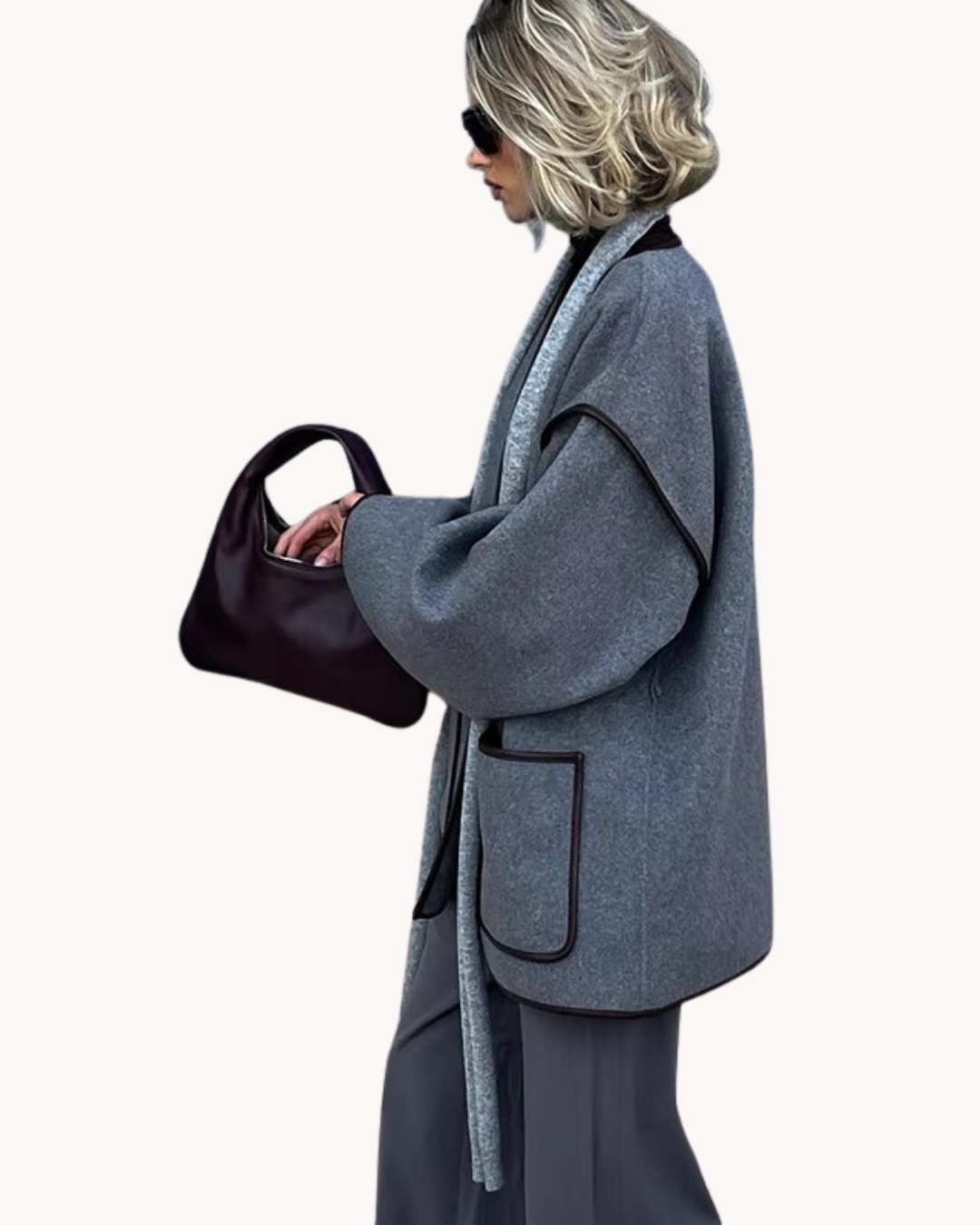 Beatriz® | Tailored fit with a chic belt design women's jacket