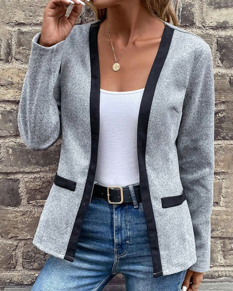 Daria® | Stylish cardigan in a contrasting color